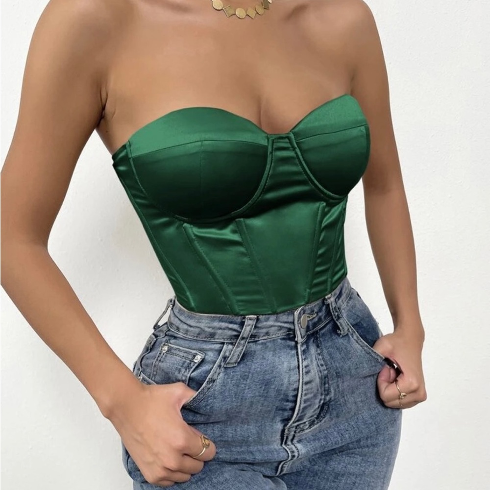 COPY - Green corset top